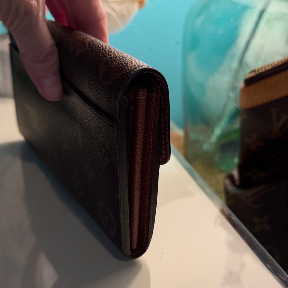 Louis Vuitton Dark Brown Monogram Wallet - Picture 3 of 9